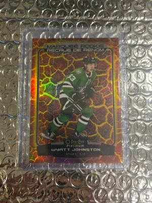 2022 Wyatt Johnston OPC Rookie Hot Magma /499