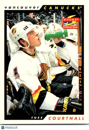 1990 Score Russ Courtnall #109