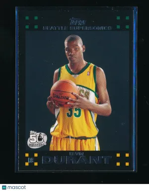 2007-08 Topps Kevin Durant #112 Rookie