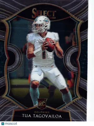 2021 Panini Select Tua Tagovailoa Rookie RC #45 Miami Dolphins