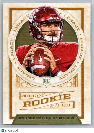 2019 Panini Legacy 166 Gardner Minshew II RC Washington State Cougars