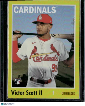 2024 Topps Archives Victor Scott II #105 Yellow RC