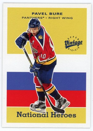 2000-01 Upper Deck Vintage Pavel Bure National Heroes #NH12