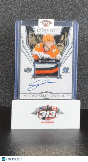 2024-25 Upper Deck Exquisite Collection Cutter Gauthier Endorsement Relics /08