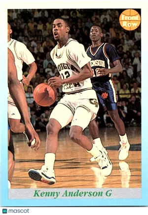 1992 Front Row Kenny Anderson #2 Basketball Card Georgia Tech Yellow Jackets