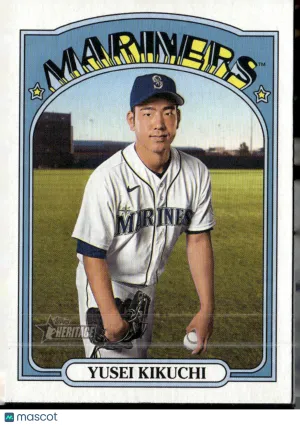 2021 Topps Heritage Yusei Kikuchi #557