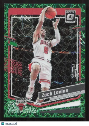2023-24 Donruss Optic Zach LaVine #23 Green Velocity SN
