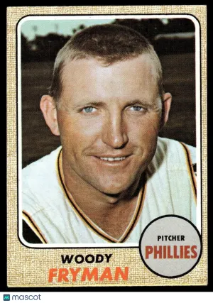 1968 Baseball Card Woody Fryman #112