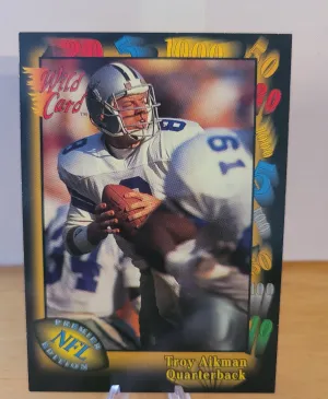 1991 Wild Card Premier Edition Troy Aikman