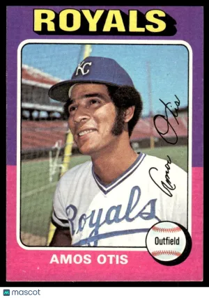 1975 Baseball Card Amos Otis #520
