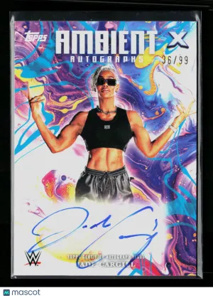 2025 Topps Exalted WWE Ambient Autographs Jade Cargill #AMA-JCG 36/99 Auto