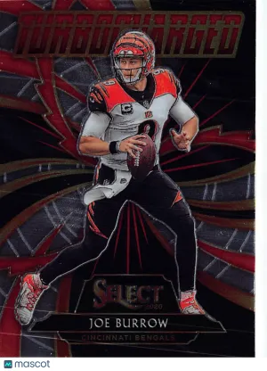 2021 Panini Select Joe Burrow Turbocharged #T20 Cincinnati Bengals