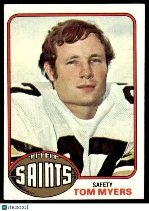 1976 Football Card Tom Myers #36