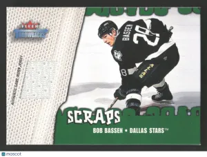 2002-03 Fleer Throwbacks Bob Bassen #NNO Scraps MEM