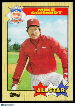 1987 Topps Mike Schmidt #597