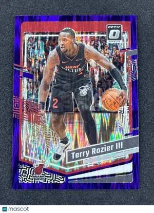 2023-24 Donruss Optic 86 Terry Rozier III Purple Shock Miami Heat