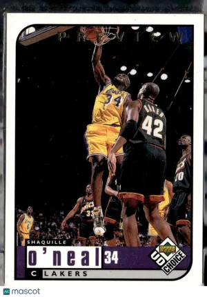 1998 Upper Deck Choice Preview Shaquille O'Neal #68