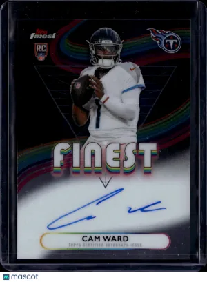 2025 Topps Finest Football Cam Ward #RFA-CW RC