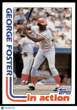 1982 Baseball Card George Foster #701