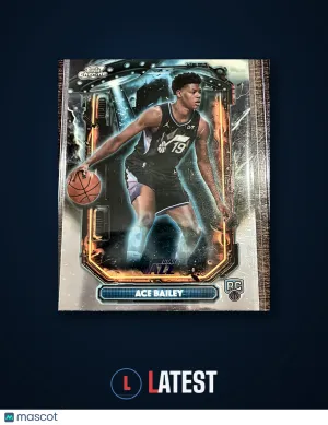 2025-26 Topps Cosmic Chrome Basketball Ace Bailey Extraterrestrial Talent Rookie #ET-13