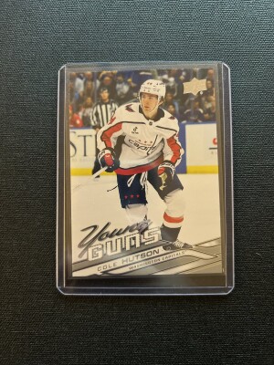 2026-27 Upper Deck Series 1 Cole Hutson Young Guns RC #223 Washington Capitals