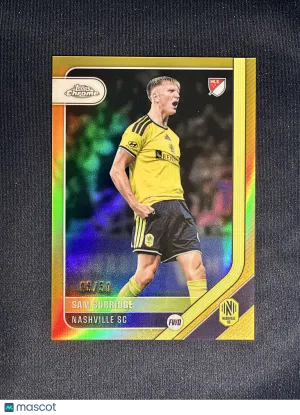 2026 Topps Chrome MLS Sam Surridge #59 Gold Refractor /50 SP