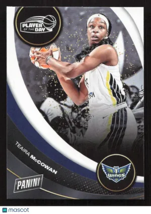 2025 Panini WNBA Player of the Day Teaira McCowan #24