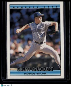1991 Donruss Brent Knackert #608