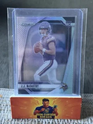 2024 J.J. McCarthy Silver Prizm Rc Sp!!!