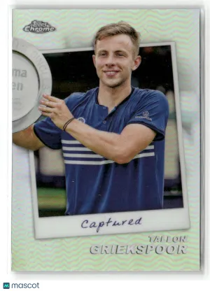 2024 Topps Chrome Tallon Griekspoor #CTD-TG Captured