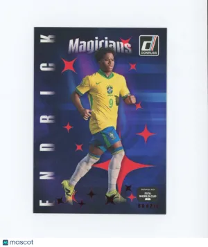 Endrick 2025 Panini Donruss Road to FIFA World Cup Magicians #13 Red Brazil