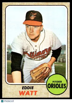 1968 Baseball Card Eddie Wait #186