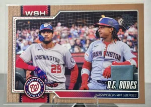 2026 Topps Series 2 #499 D.C. Dudes Team Card Gold /2026 Washington Nationals front