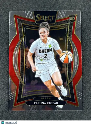 2025 Panini Select WNBA 49 Te-Hina Paopao RC Atlanta Dream