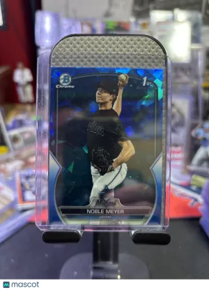 2023 Bowman Chrome Draft Noble Meyer Sapphire Miami Marlins