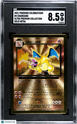 2021 Pokemon Celebrations Charizard SGC 8.5 #4