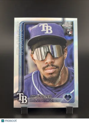 2025 Topps Chrome Update Series Chandler Simpson #USC179 [Base] Rookie Base Set