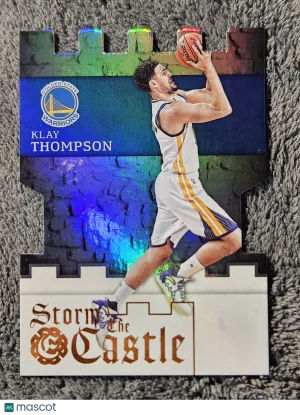 2016 Panini Excalibur #11 Klay Thompson Storm the Castle Die-Cut