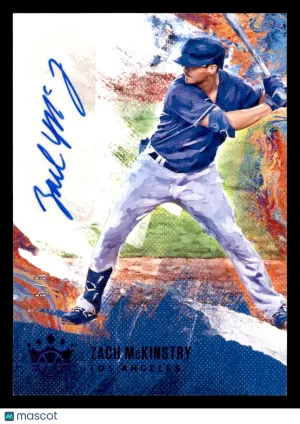 2021 Panini Diamond Kings Zach McKinstry #DKS-ZM DK Signatures Purple (FOTL) SN AU