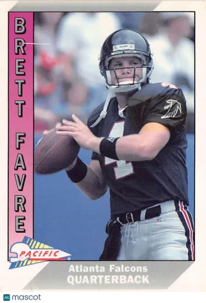 1991 Pacific Brett Favre Rookie #551 Atlanta Falcons