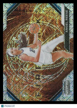 Angel Reese 2024 Panini Prizm Draft Picks #4 Mojo 04 / 25 LSU Tigers