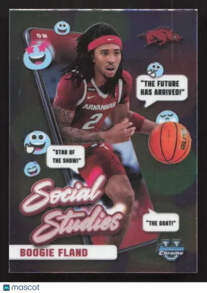 2024-25 Bowman University Chrome Boogie Fland #SS-6 Social Studies