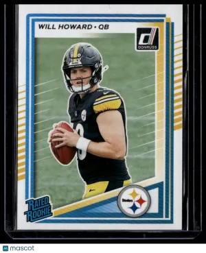 2025 Panini Donruss Will Howard #309 Rookie