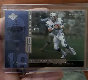 1998 Upperdeck Black Diamond /1800 Peyton Manning front