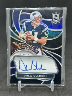 Drew Bledsoe 2024 Panini Spectra Illustrious Legends Auto /49 #IL-DBE