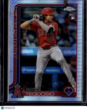 2025 Topps Chrome #198 Bryce Teodosio Prism Refractors