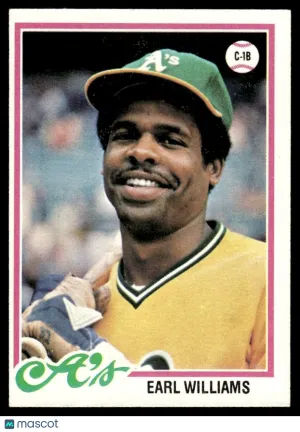 1978 Baseball Card Earl Williams #604