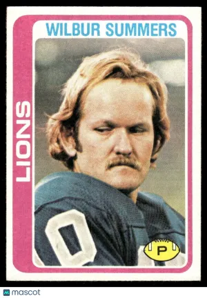 1978 Football Wilbur Summers #447