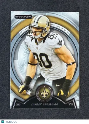 2013 Topps Strata 67 Jimmy Graham New Orleans Saints