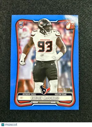 2026 Bowman Kayden McDonald #200 Blue /150 RC